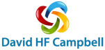 Logo with four interlocking swooshes in red, blue, green, and yellow above the text "Dental HR Campfield.