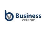 A logo featuring a stylized "b" with a "v" inside it, next to the words "Business veteran" on a white background.