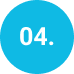 Blue circle with white text "04.