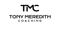 Logo for Tony Meredith Coaching, entrepreneur coach Brisbane, featuring the initials "TMC" above the text "Tony Meredith Coaching" on a light background.